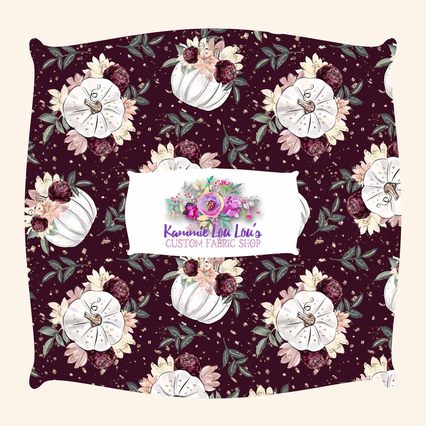 R96 Pre-Order Fall Elegance - Pumpkin Bouquet Burgundy
