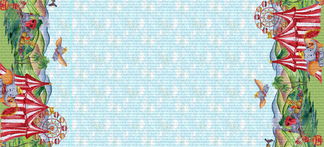 R126 Pre-Order Flying Elephant - Double Border