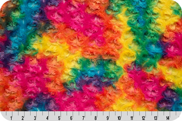 Endless Essentials Pre-Order: Minky Basics - Cuddle® Rose - Rainbow Vibrant