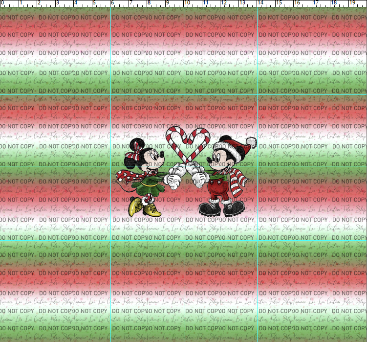 A Mouse Carol - Ombre - Panel - KID