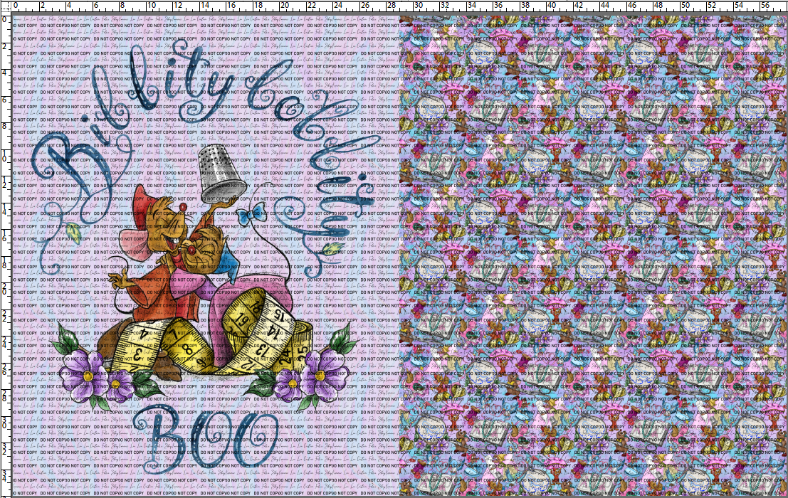 R122 Pre-Order: Blank-a-palooza - Tiny Talent - TODDLER BLANKET SET PANEL
