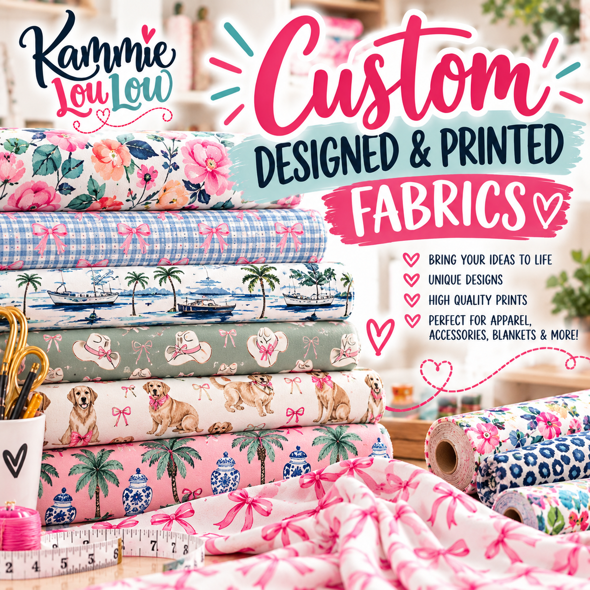 Custom Designed & Printed Fabrics
