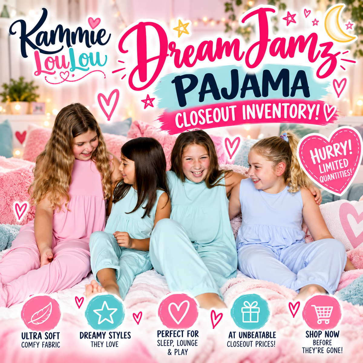 Dream Jamz Pajama Inventory