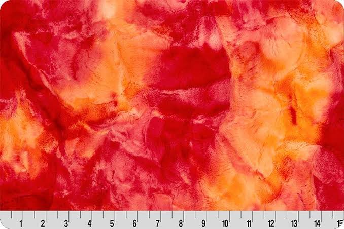 Minky Basics: Shannon Fabrics - Cuddle® Sorbet - Firecracker