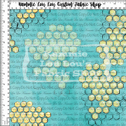 R88 Pre-Order Bee My Honey Bee - Honeycomb Teal - Regular Scale