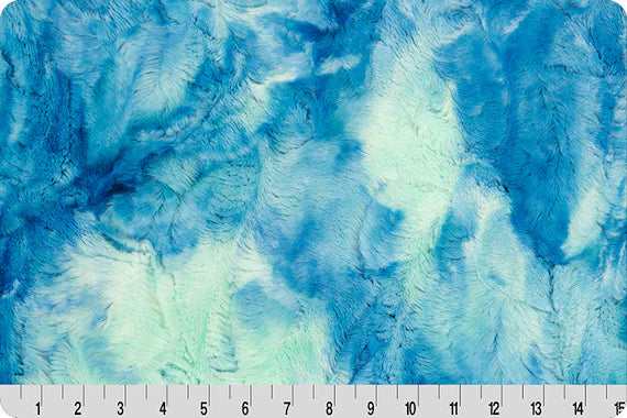 Minky Basics: Shannon Fabrics - Cuddle® Sorbet - Blue Glow