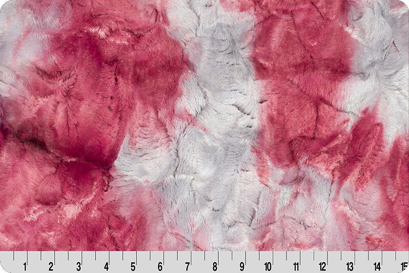 Minky Basics: Shannon Fabrics - Cuddle® Sorbet - Red Plum