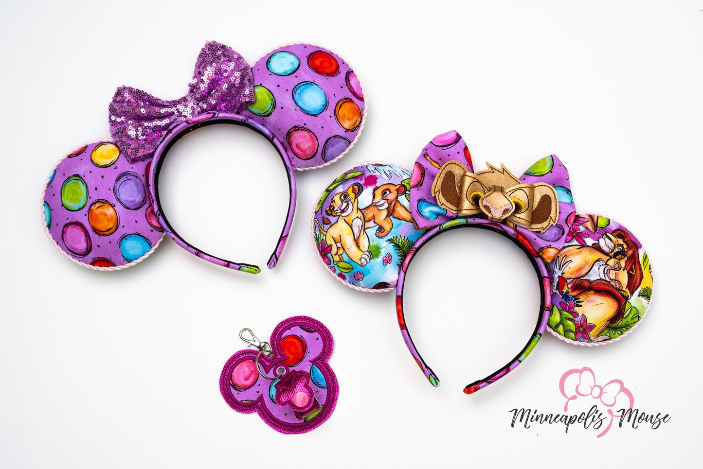 R119 Pre-Order Born to Be King - Lavendar Dots