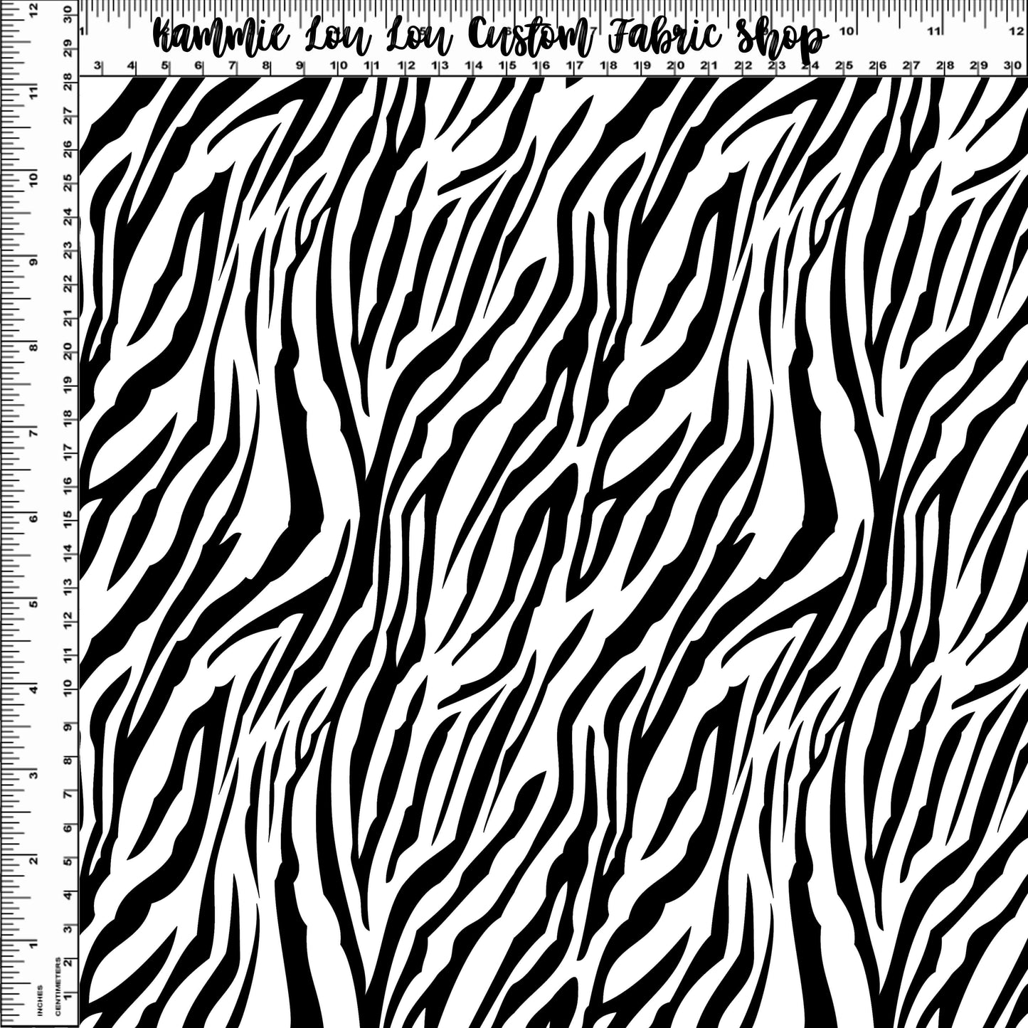 R107 Pre-Order Dare to Be Different - Zebra Stripes Black