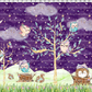 Pre-Order Owl Night Long - Double Border - Purple