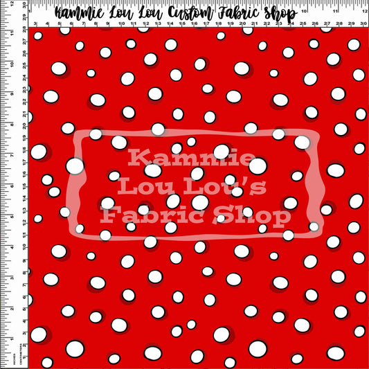 Endless Essentials: Most Requested Magical Coordinates - White Dots on Red Sketch