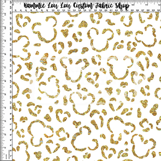 Endless Essentials Pre-Order - Wild Silhouettes - Gold Glitter on White - Regular Scale