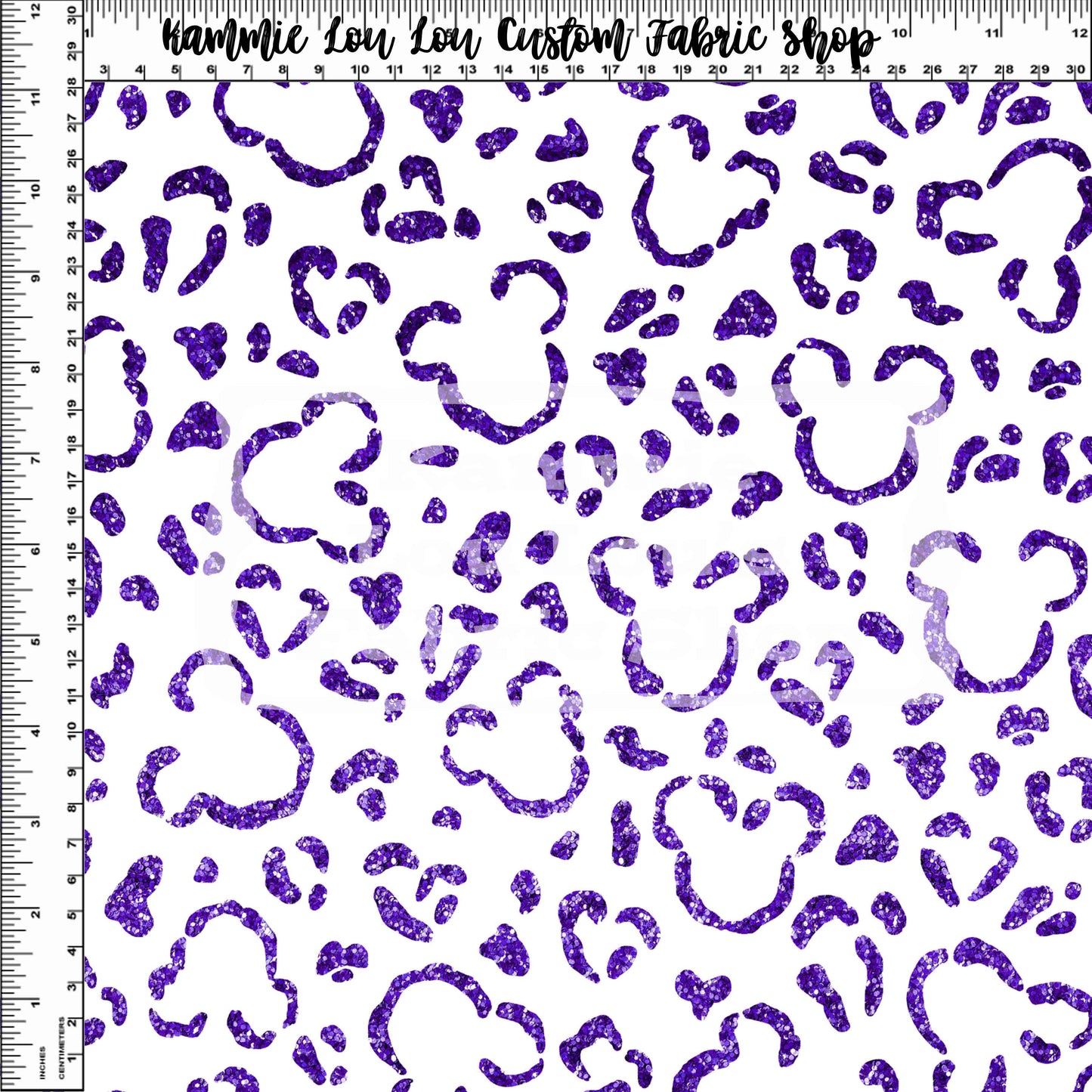 Endless Essentials Pre-Order - Wild Silhouettes - Grape Glitter on White - Regular Scale