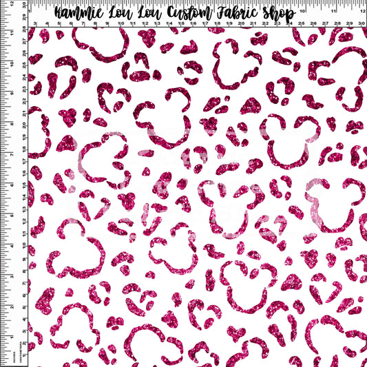 Endless Essentials Pre-Order - Wild Silhouettes - Raspberry Glitter on White - Regular Scale