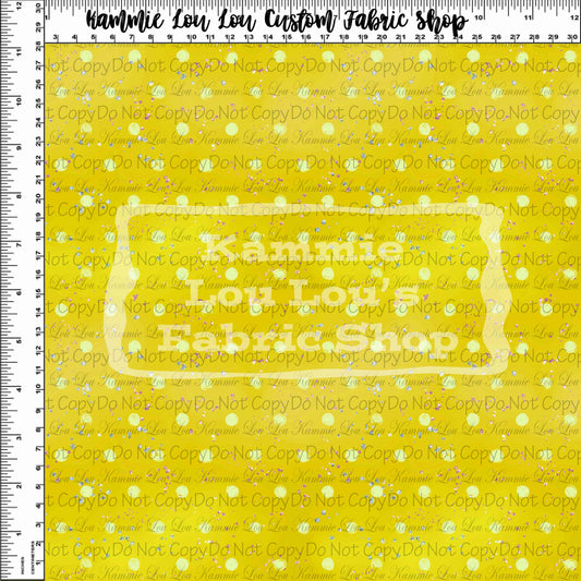 Endless Essentials Pre-Order: Kammieland Most Requested - Watercolor Dots Yellow