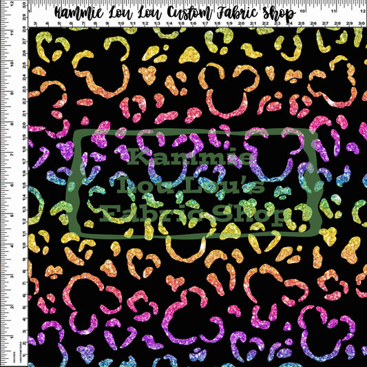 Endless Essentials Pre-Order Wild Silhouettes - Black with Rainbow Glitter - Regular Scale