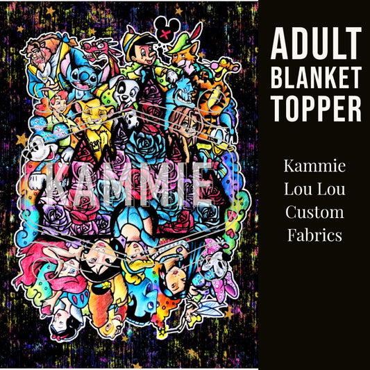 R122 Pre-Order: Blank-a-palooza - 25K Celebration Magic Art - Adult Blanket Panel (58x72)