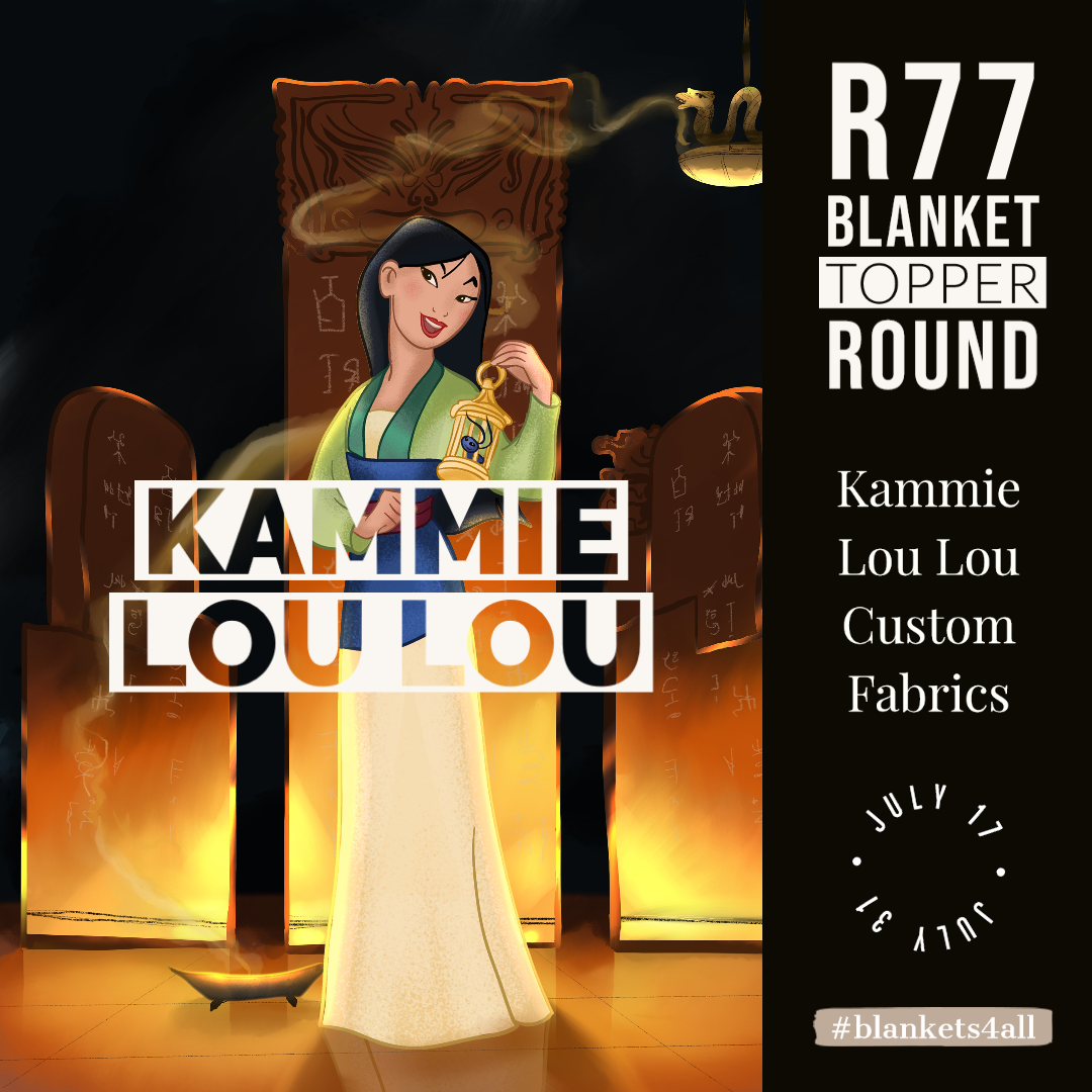 R122 Pre-Order: Blank-a-palooza - Beautiful Lady - Adult Blanket Panel (58 x 72)
