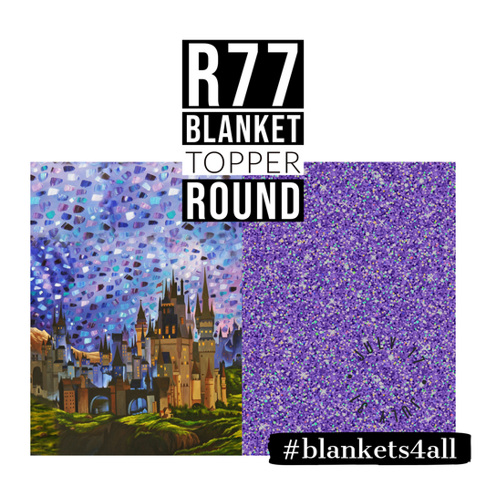 R122 Pre-Order: Blank-a-palooza - Evil Castle - TODDLER BLANKET SET PANEL