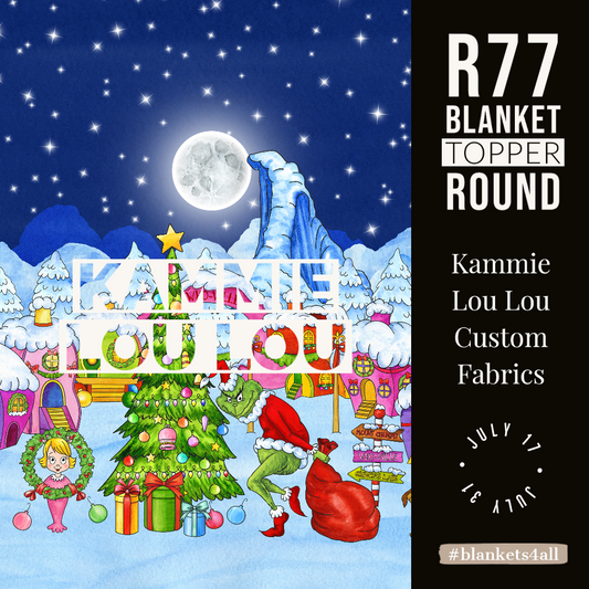R122 Pre-Order: Blank-a-palooza - Grouchy - Adult Blanket Panel (58x72)