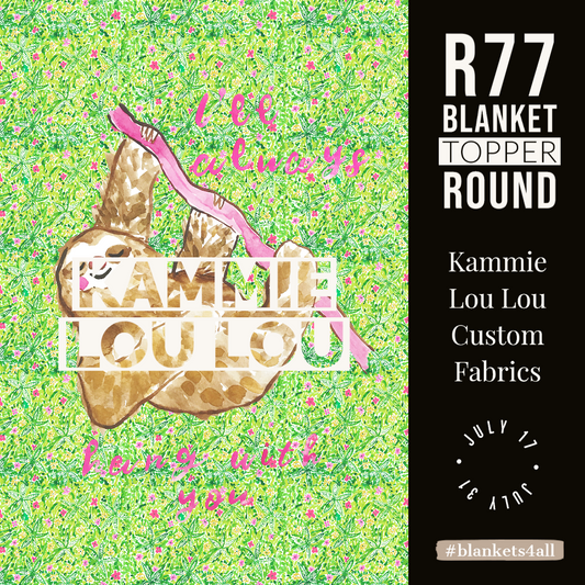 R122 Pre-Order: Blank-a-palooza - Hanging With You - Adult Blanket Panel (58x72)
