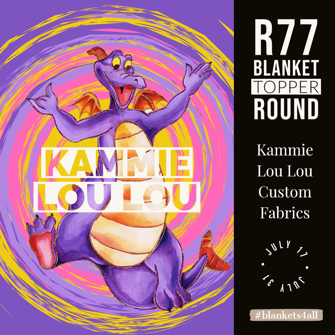 R122 Pre-Order: Blank-a-palooza - Imagination Dragon - Adult Blanket Panel (58x72)
