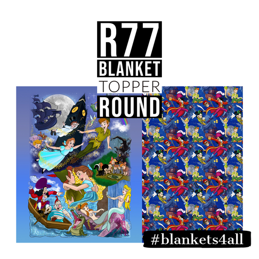 R122 Pre-Order: Blank-a-palooza - Lost Boy - TODDLER BLANKET SET PANEL