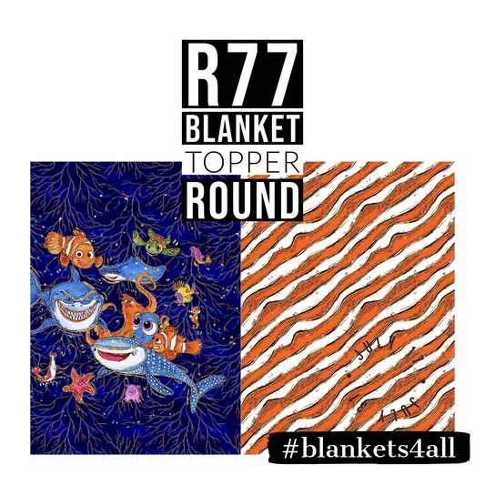 R122 Pre-Order: Blank-a-palooza - Lost at Sea - TODDLER BLANKET SET PANEL