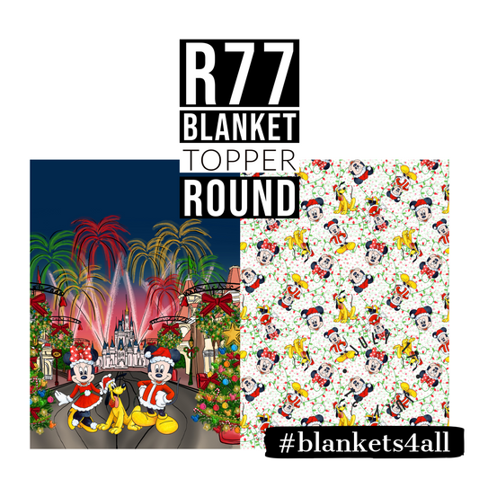 R122 Pre-Order: Blank-a-palooza - Magical Christmas - TODDLER BLANKET SET PANEL