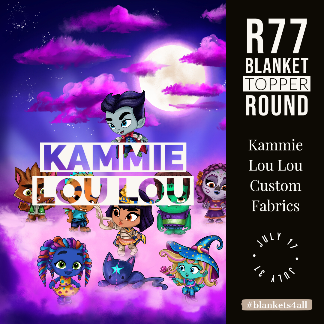 R122 Pre-Order: Blank-a-palooza - Monsters - Adult Blanket Panel (58x72)