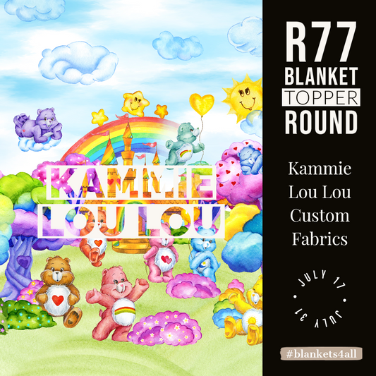 R122 Pre-Order: Blank-a-palooza - Rainbow Hideaway - Adult Blanket Panel (58x72)