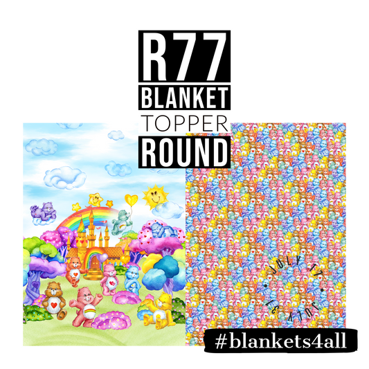 R122 Pre-Order: Blank-a-palooza - Rainbow Hideaway - TODDLER BLANKET SET PANEL