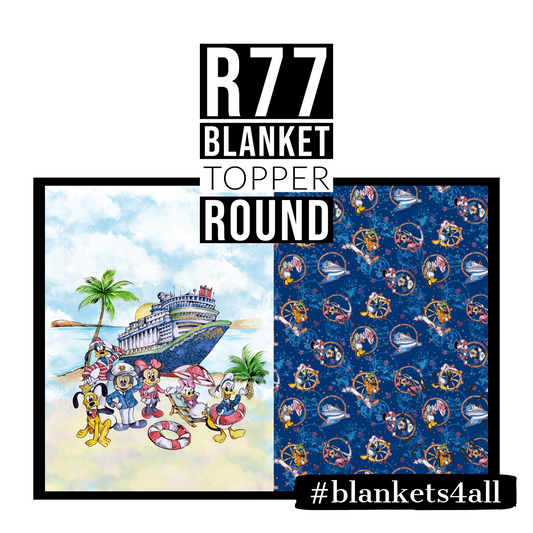 R122 Pre-Order: Blank-a-palooza - TODDLER BLANKET SET PANEL #2