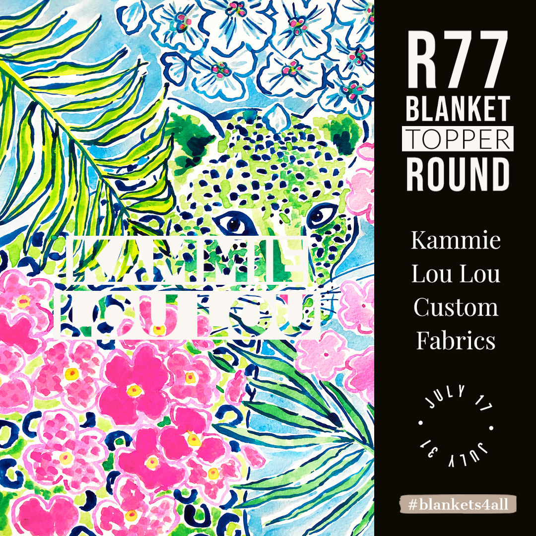 R122 Pre-Order: Blank-a-palooza - Tiger - Adult Blanket Panel (58x72)