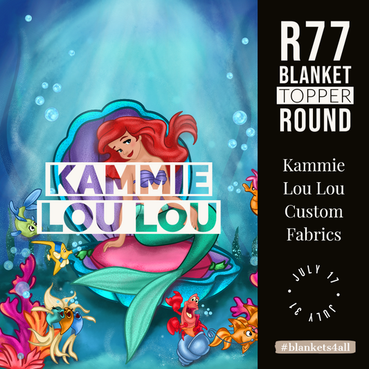 R122 Pre-Order: Blank-a-palooza - Under the Sea - Adult Blanket Panel (58x72)