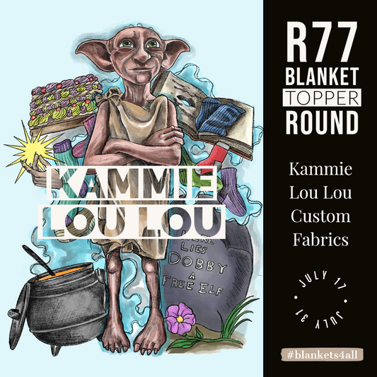 R122 Pre-Order: Blank-a-palooza - Wizard World Doo - Adult Blanket Panel (58x72)