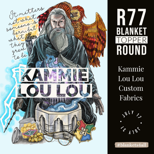 R122 Pre-Order: Blank-a-palooza - Wizard World Dumble - Adult Blanket Panel (58x72)
