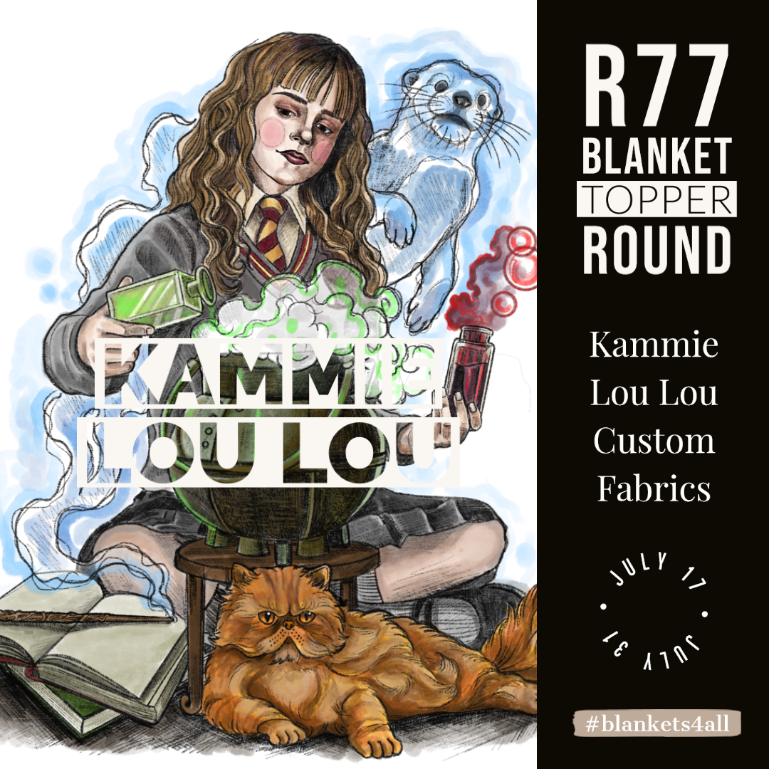 R122 Pre-Order: Blank-a-palooza - Wizard World Hermoine - Adult Blanket Panel (58x72)