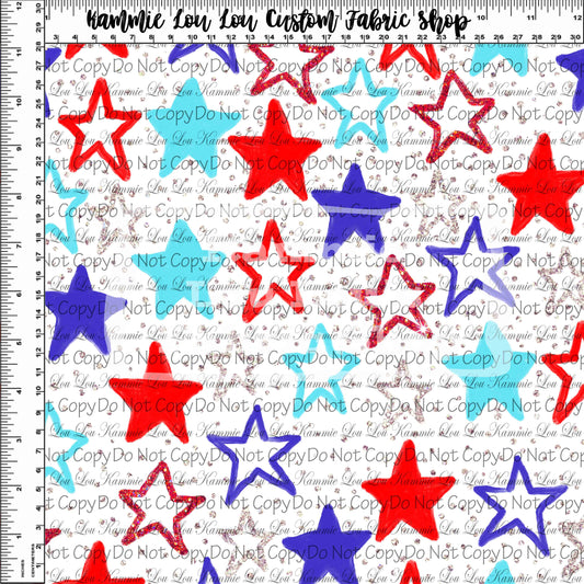 R112 Pre-Order Let Freedom Ring - Painterly Stars