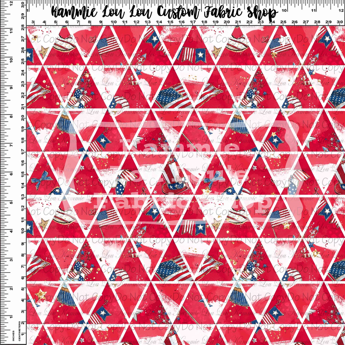 R116 Pre-Order Bless the USA - Main - Red Glitter Triangles