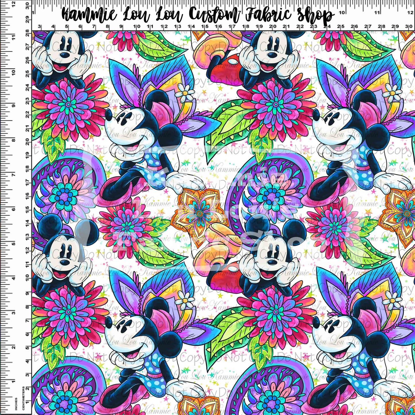 R116 Pre-Order: Paisley Mouse - Simple Toss - Regular Scale - White