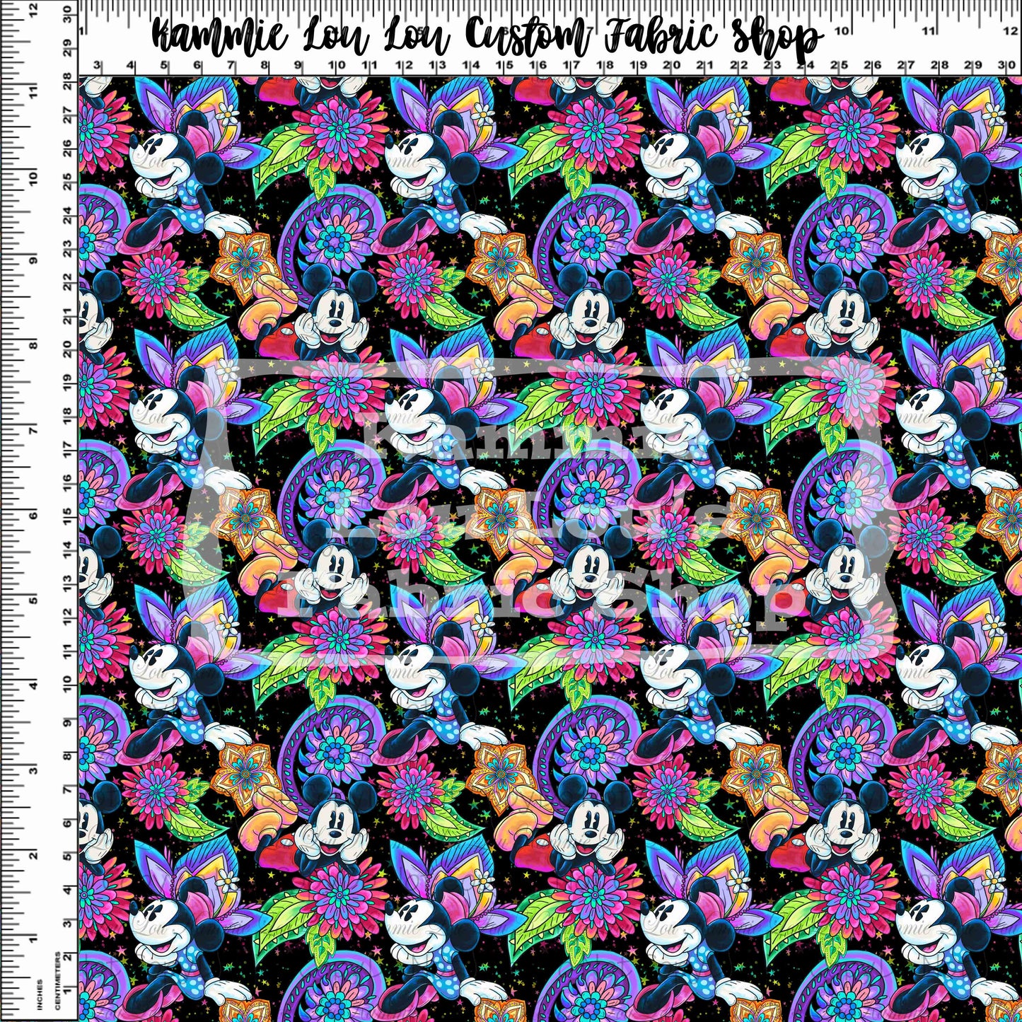 R116 Pre-Order: Paisley Mouse - Simple Toss - Small Scale - Black