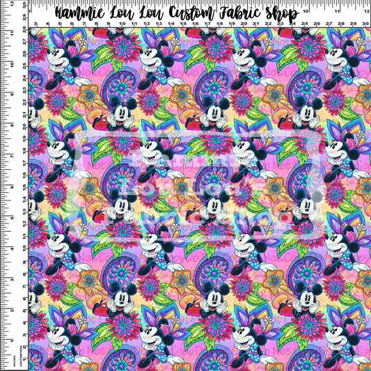 R116 Pre-Order: Paisley Mouse - Simple Toss - Small Scale - Rainbow