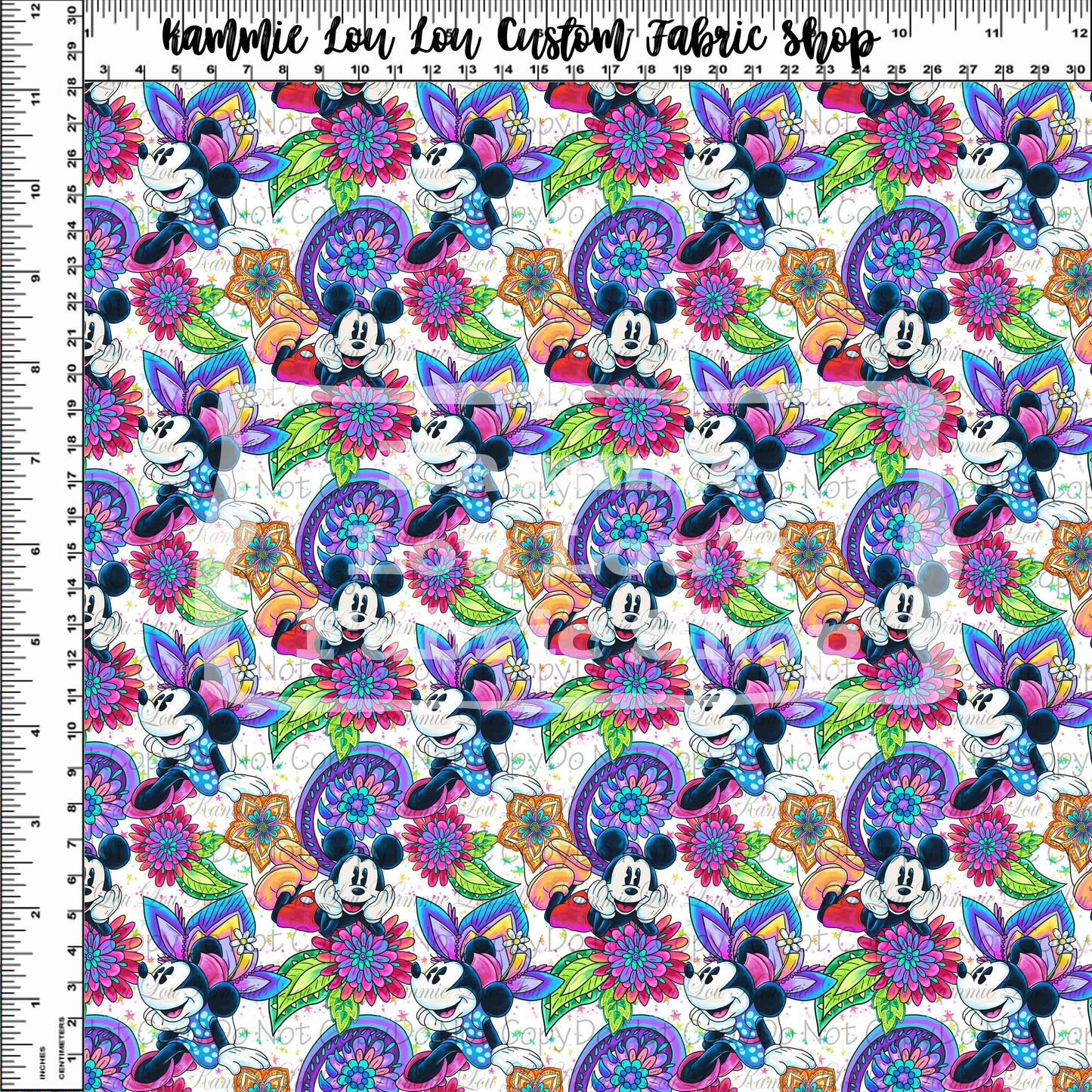 R116 Pre-Order: Paisley Mouse - Simple Toss - Small Scale - White