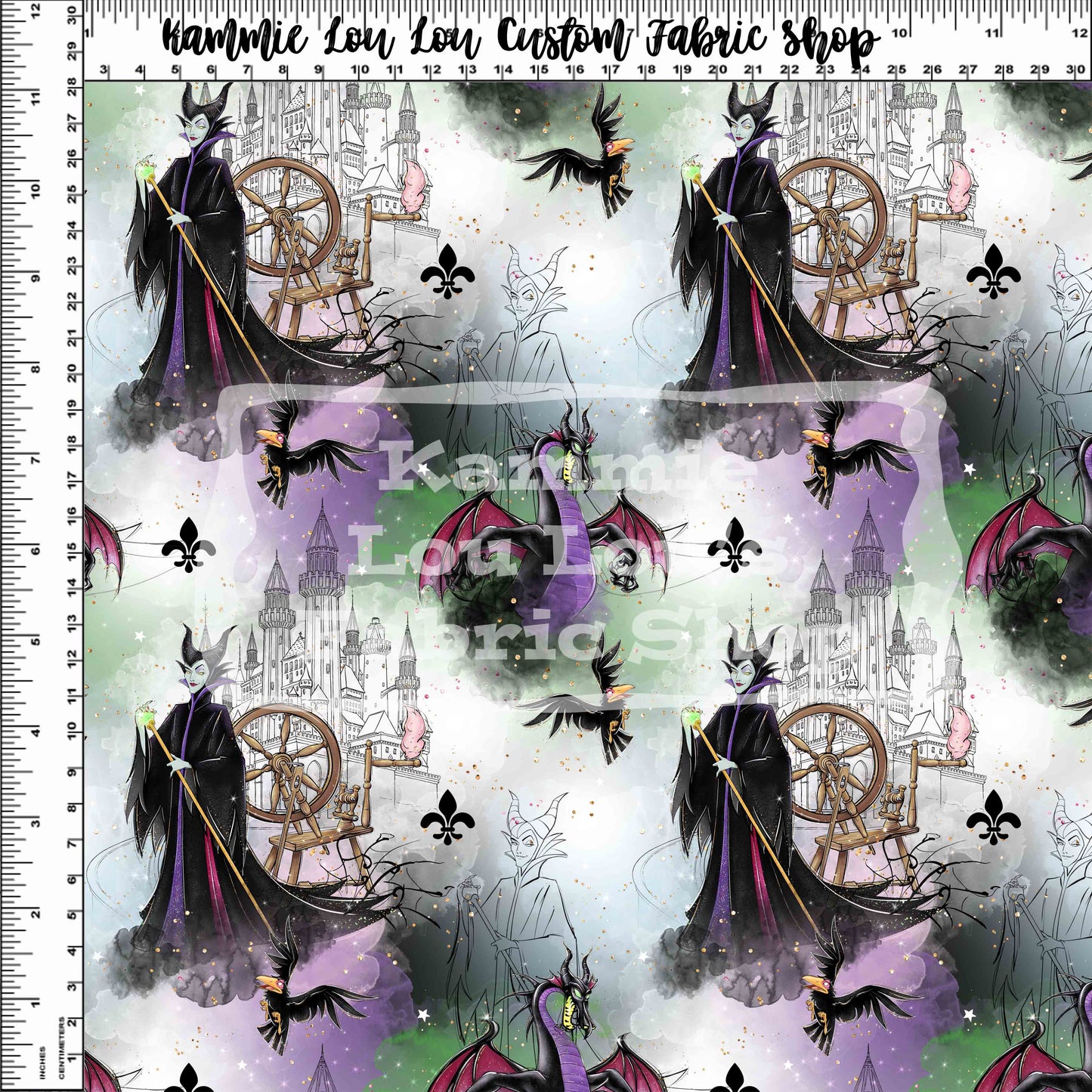 R119 Pre-Order Once Upon a Dream - EVIL SIDE - Godmother Watercolor Toss