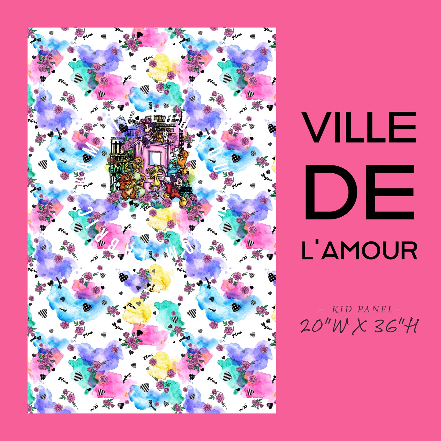 R120 Pre-Order - Ville De L'Amour - Panel - KID - White