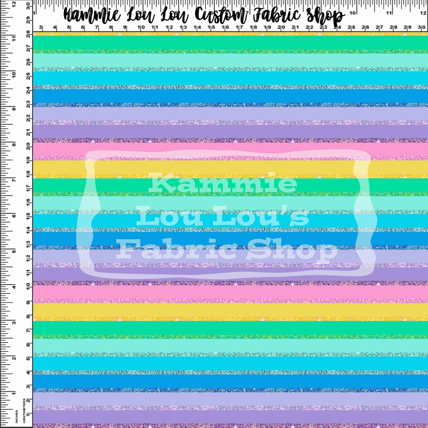 R120 Pre-Order - Whimsical Carousel - Solid Glitter Stripes - Small Scale