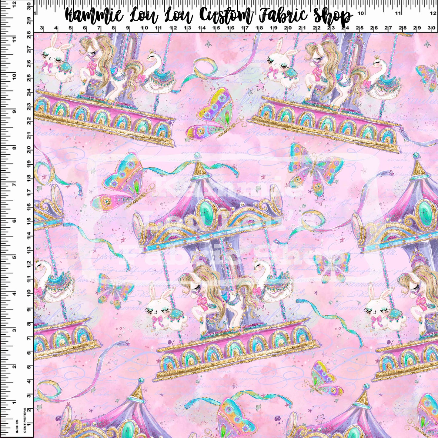 R120 Pre-Order - Whimsical Carousel Carousel - Regular Scale - Pink