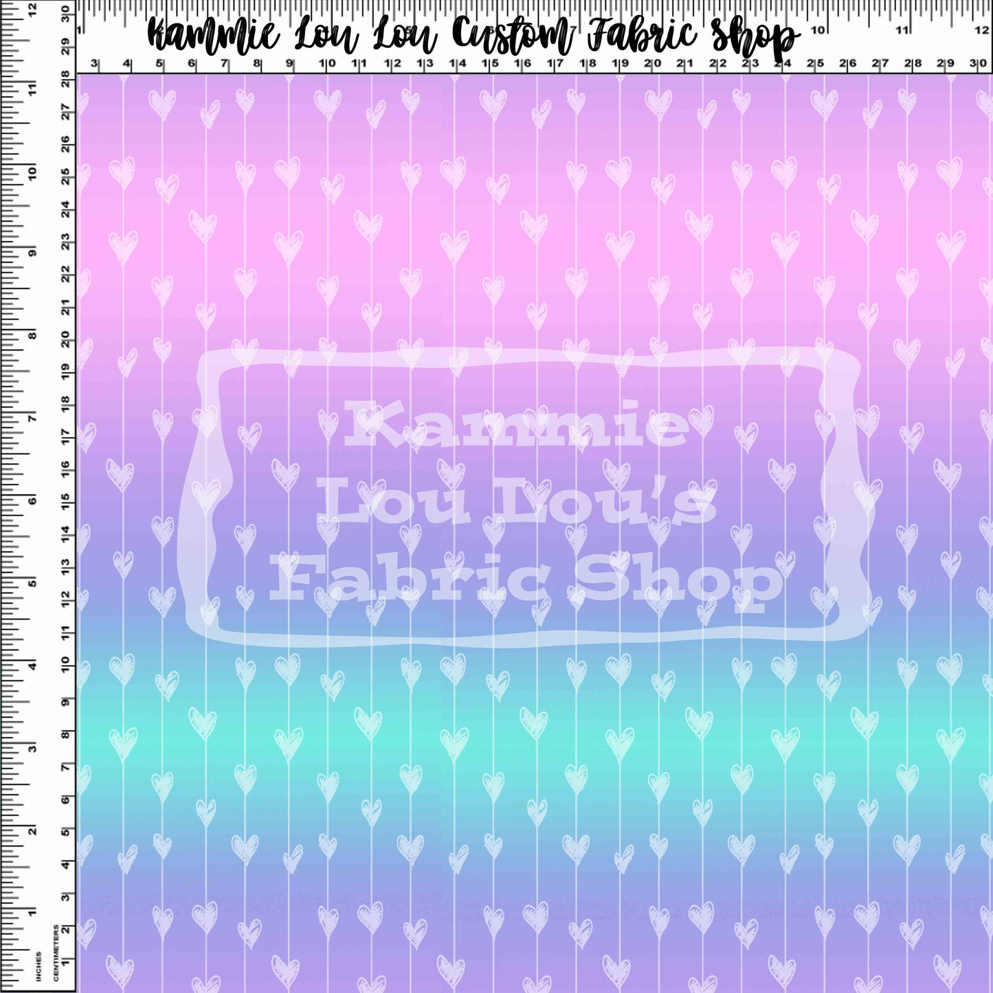 R120 Pre-Order - Whimsical Carousel Ombre Heart Coordinate