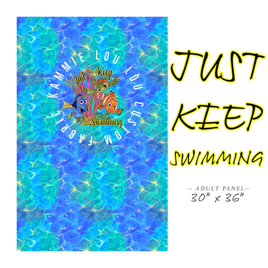 R121 Pre-Order - Keep on Swimming - Panel - ADULT